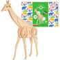 3D-Puzzle aus Holz - Giraffe Little Story D013