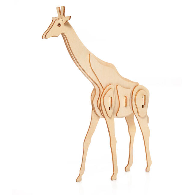 3D-Puzzle aus Holz - Giraffe Little Story D013