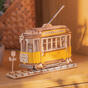 3D Puzzle aus Holz - Historische Straßenbahn Rolife TG505