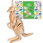 3D-Puzzle aus Holz - Kangaroo Little Story D014