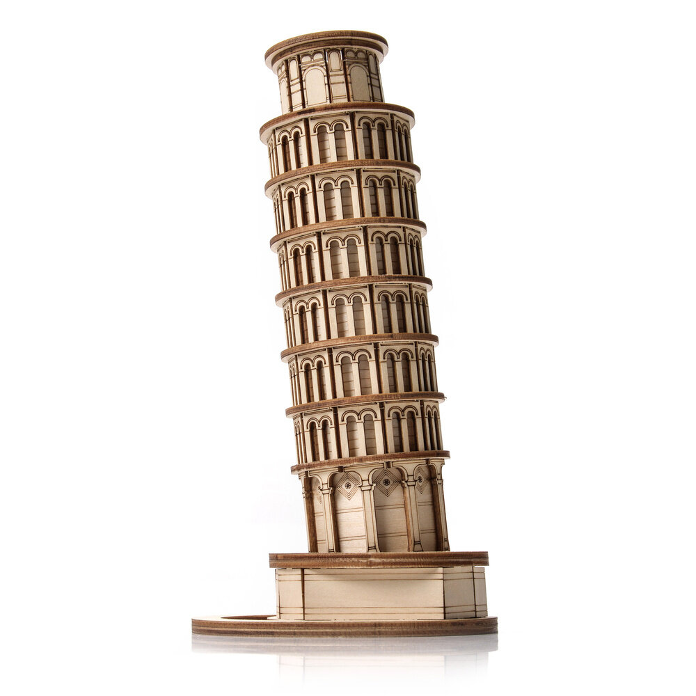 3D-Puzzle aus Holz - Schiefer Turm von Pisa Little Story E009