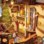 Bookshelf insert - Christmas interior scene Rolife TGC07