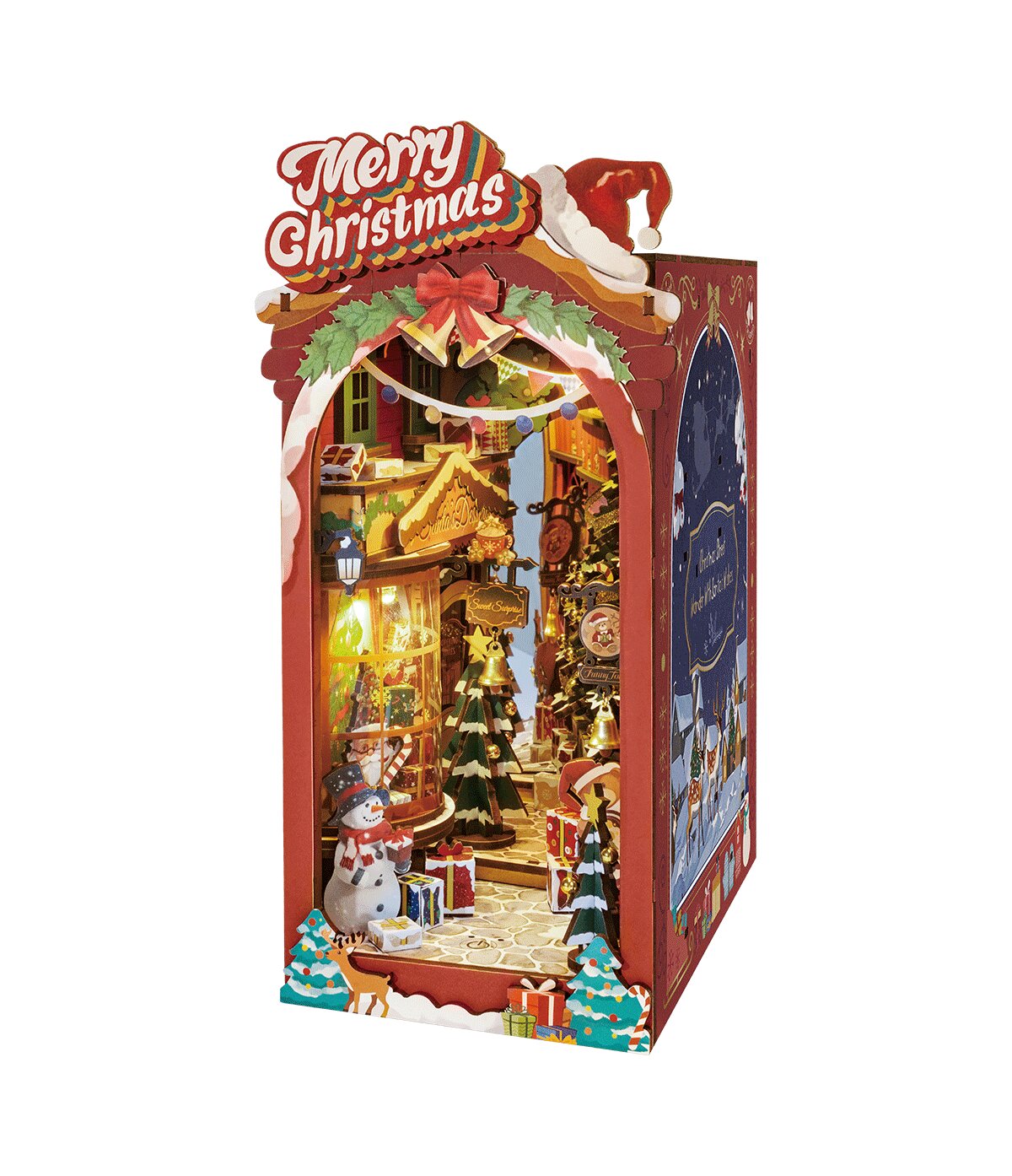 Bookshelf insert - Christmas street Rolife TGC06