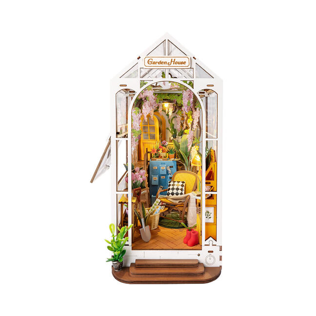 Bookshelf insert - Holiday garden house Rolife TGB06