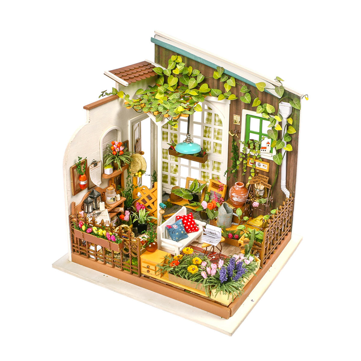 Casa em miniatura - Jardim do Sr. Miller Rolife DG108