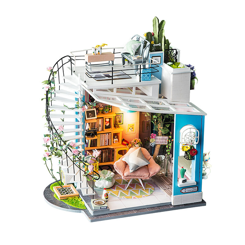 Casa em miniatura - Sótão de Dora Rolife DG12