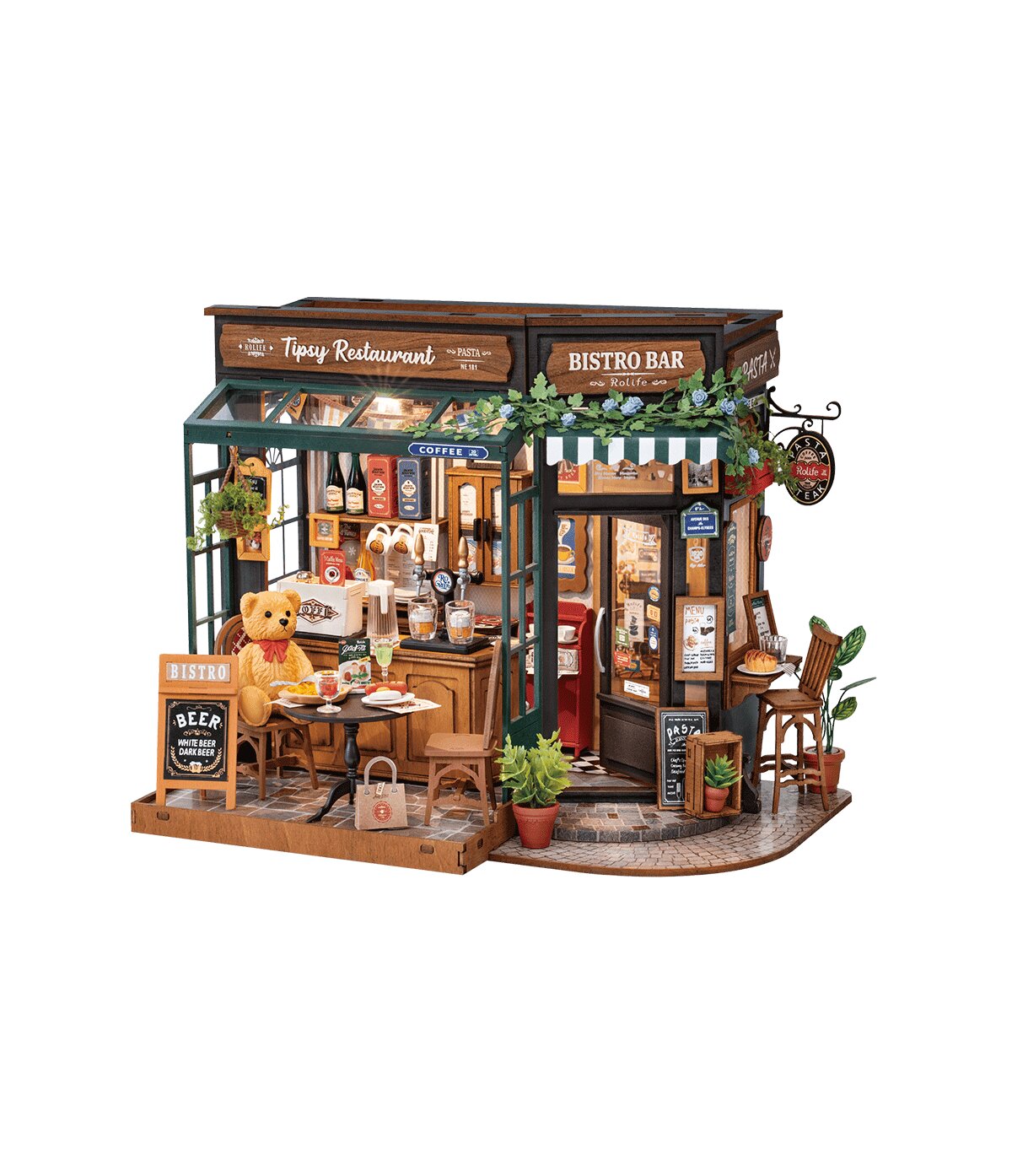 Domek w miniaturze - Restauracja Tipsy Rolife DG167