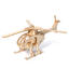 Dřevěné 3D puzzle - Helikoptéra Little Story D017