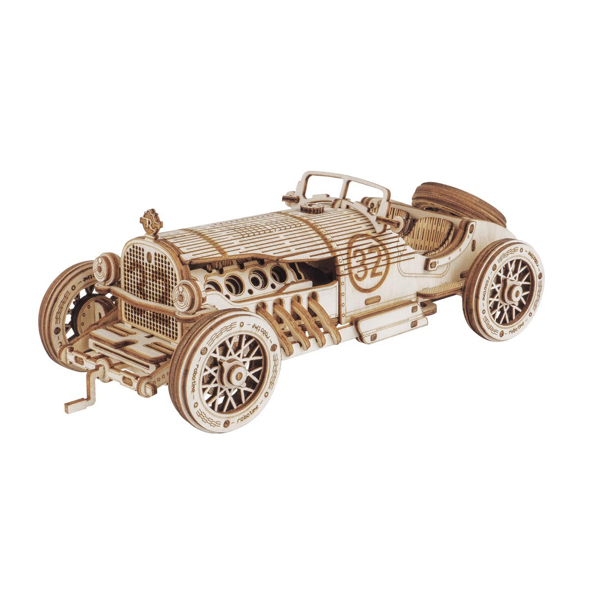 Dřevěné 3D puzzle - Model auta Grand Prix ROKR MC401