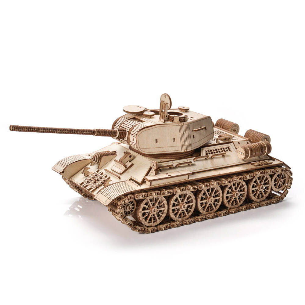 Dřevěné 3D puzzle - Tank T-34-85 Little Story WOT02