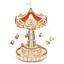 Drewniane mechaniczne puzzle 3D - Pozytywka Swing Ride ROKR EA02