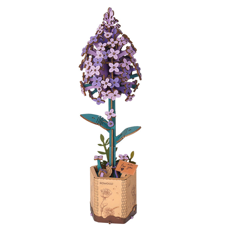 Drvena 3D puzzle - Lilac ROWOOD TW021