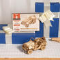 Houten 3D-puzzel - Legerjeep model ROKR MC701