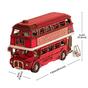 Houten 3D-puzzel - Londense toeristenbus Rolife TGM02
