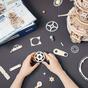 Houten mechanische 3D-puzzel - Zonnestelsel ROKR ST001