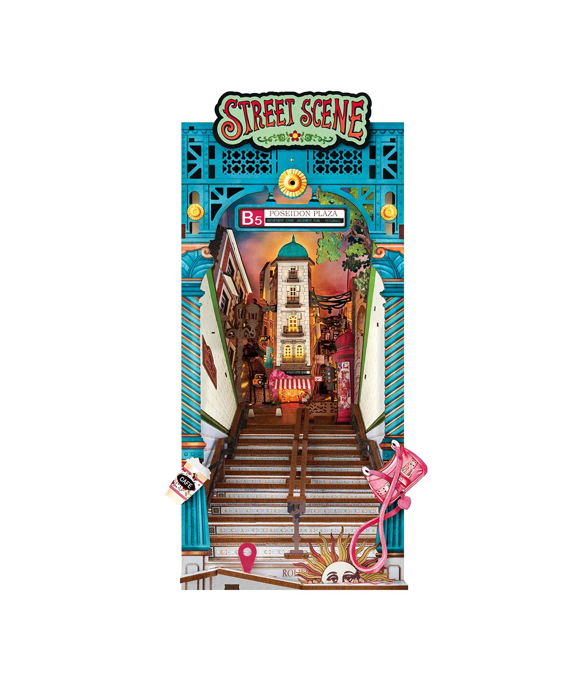 Inserto para estantería - Escena callejera Rolife TGB13