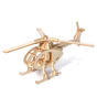 Ξύλινο τρισδιάστατο παζλ - Helicopter Little Story D017