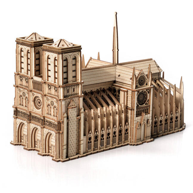 Ξύλινο τρισδιάστατο παζλ - Notre-Dame Cathedral Little Story E017