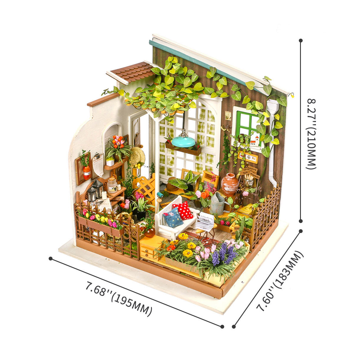 Maison miniature - Jardin de M. Miller Rolife DG108