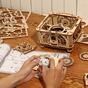 Mechanisches 3D-Puzzle aus Holz - Elektrischer Plattenspieler ROKR LKB01D