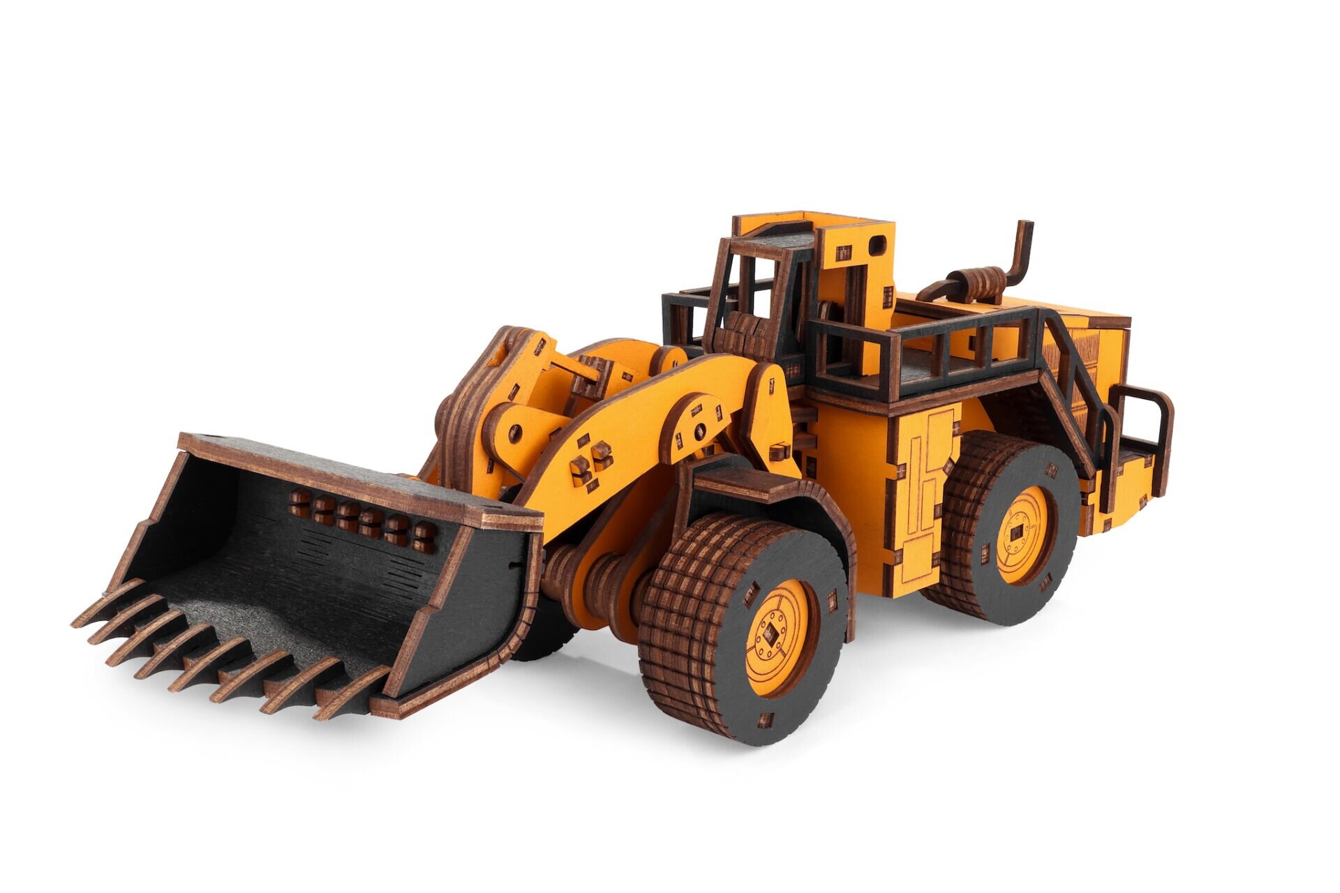 Mechanisches 3D-Puzzle aus Holz - Lader Eco Wood Art