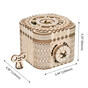 Mechanisches 3D-Puzzle aus Holz - Schließfach ROKR LK502