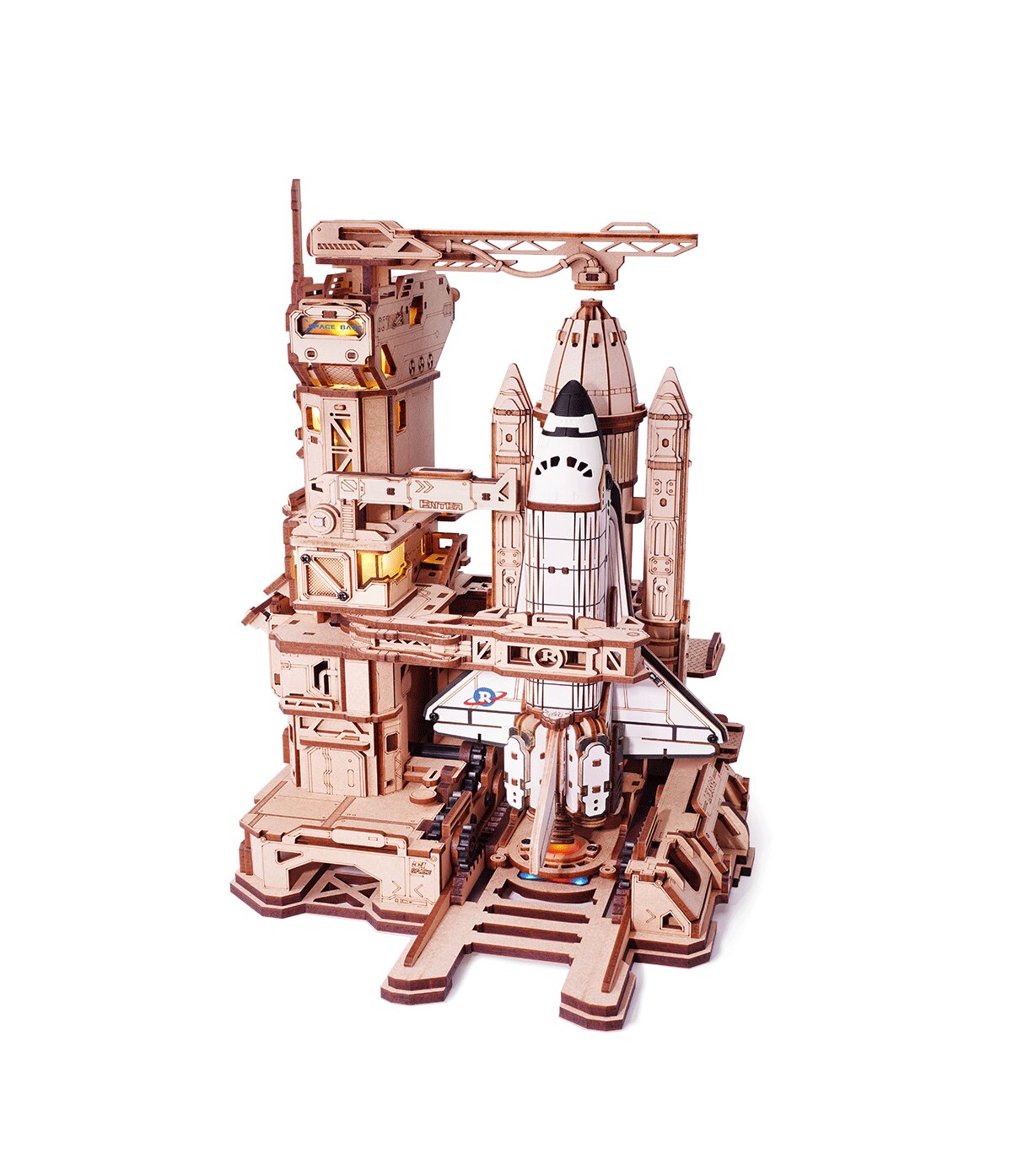 Mechanisches 3D-Puzzle aus Holz - Space Shuttle ROKR LKA02