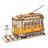 Medinė 3D dėlionė - Istorinis tramvajus Rolife TG505