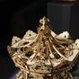 Medinė mechaninė 3D dėlionė - Romantiška karuselė ROKR AMK62