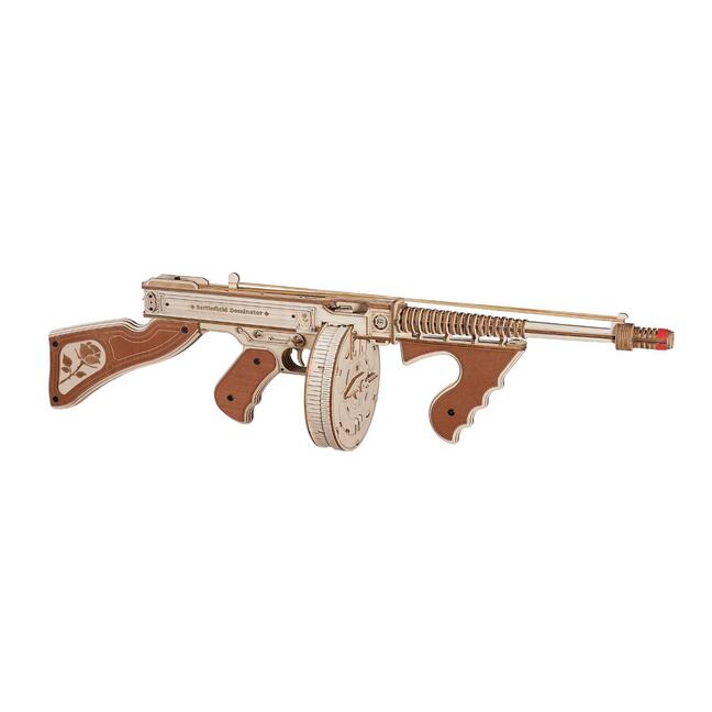 Medinė mechaninė 3D dėlionė - Thompson ROKR LQB01