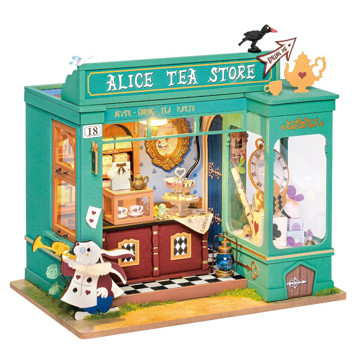 Miniature House - Alices tebutik Rolife DG156