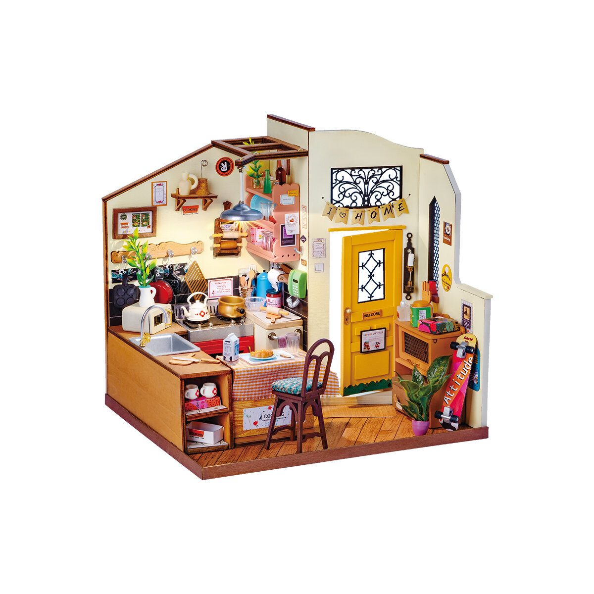 Miniature house - Cozy kitchen Rolife DG159