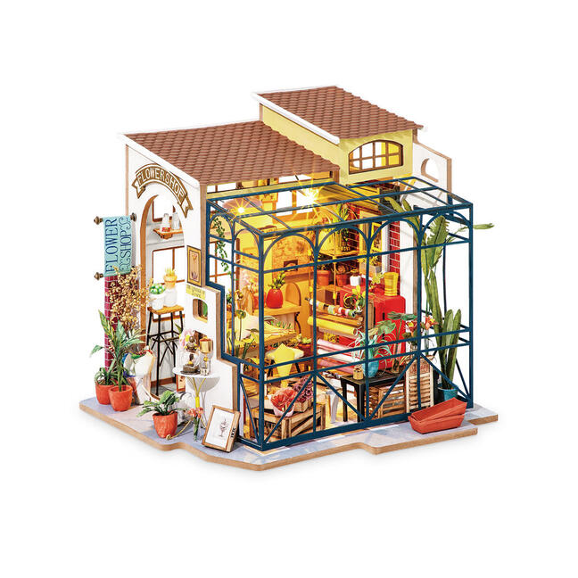 Miniature house - Flower shop Emily Rolife DG145