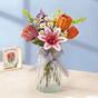 Puzzle 3D din lemn - Crin roz ROWOOD TW071