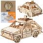 Puzzle 3D din lemn - Fiat 126P Little Story E005