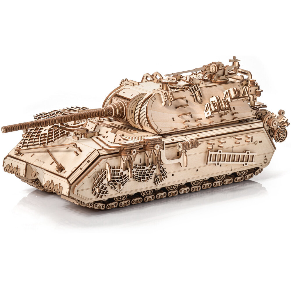 Puzzle 3D din lemn - Tank Maus Little Story WOT10