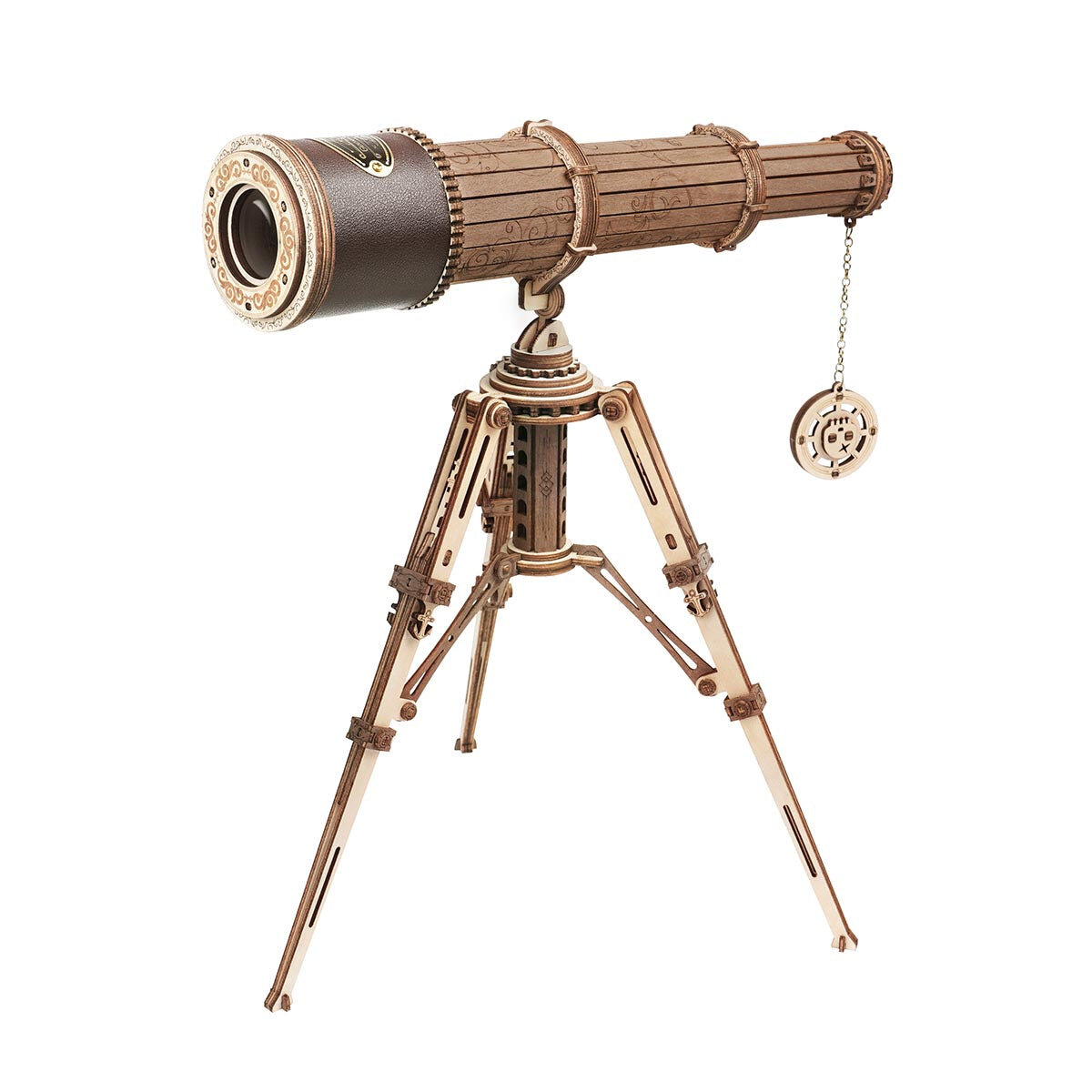 Puzzle 3D din lemn - Telescop monocular ROKR ST004