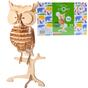 Puzzle 3D en bois - Chouette Little Story D009