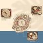 Puzzle 3D mecanic din lemn - Ceas de perete Zodiac ROKR LC601