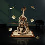 Puzzle 3D mécanique en bois - Boîte à musique violoncelle magique ROKR AMK63