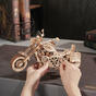 Puzzle 3D meccanico in legno - Motorcycle Cruiser ROKR LK504