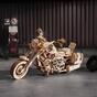 Puzzle 3D meccanico in legno - Motorcycle Cruiser ROKR LK504