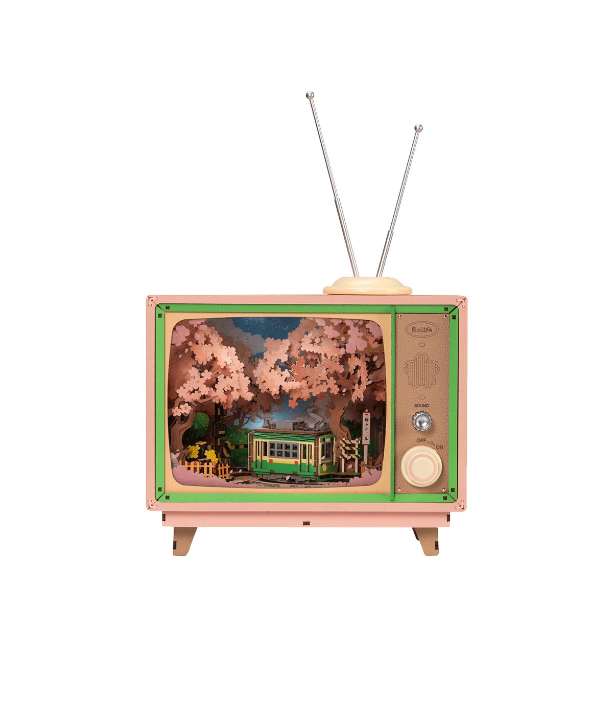 Puzzle mécanique 3D en bois - Sakura Dreamy Tour Rolife AMT02