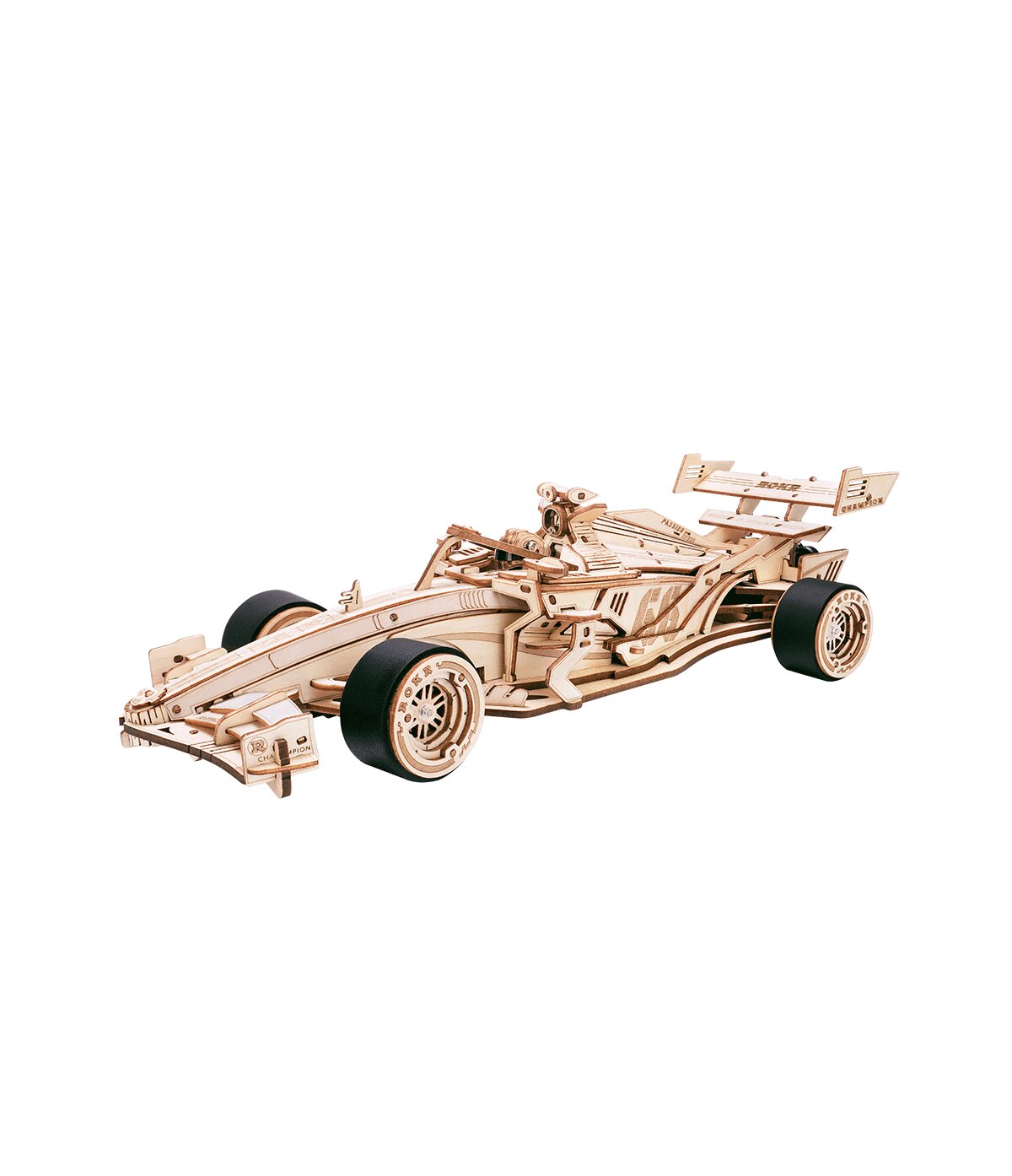 Puzzle meccanico 3D in legno - Auto da corsa ROKR LK505