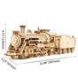 Rompecabezas 3D de madera - Modelo de locomotora de vapor ROKR MC501