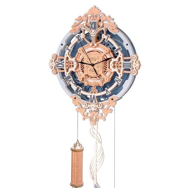 Rompecabezas mecánico 3D de madera - Reloj de pared romántico ROKR LC701