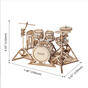 Træ 3D puslespil - Trommer Rolife TG409