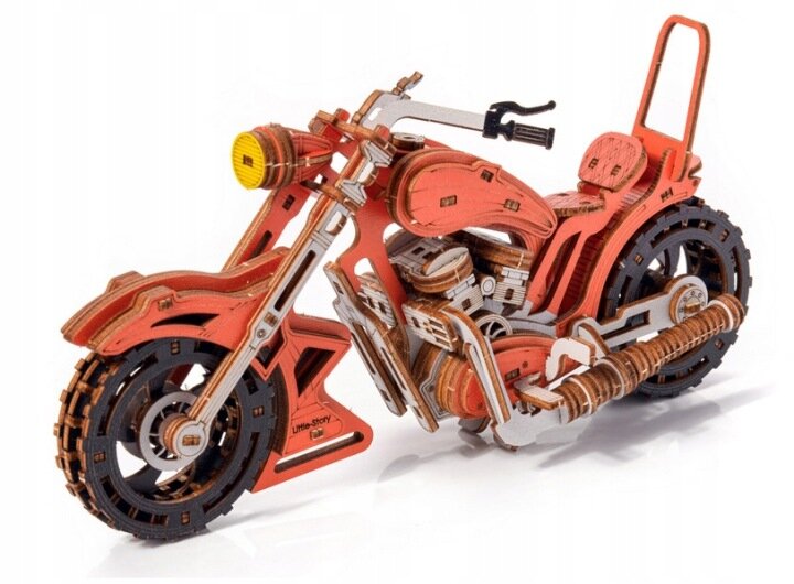 Träpussel i 3D - Orange Yankee Chopper Little Story E024R