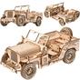 Wooden 3D puzzle - Army jeep Little Story E014