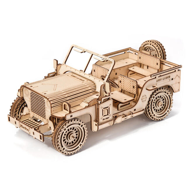 Wooden 3D puzzle - Army jeep Little Story E014